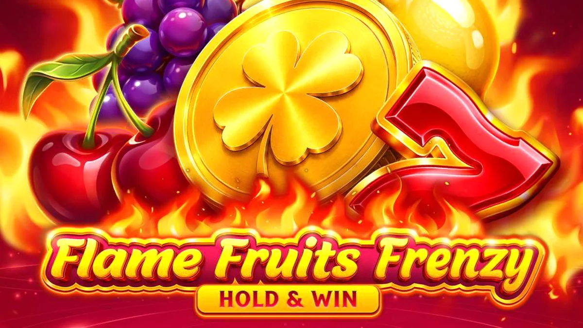 Flames Fruits Frenzy Hold and Win سلاٹ گیم کا ایک منظر
